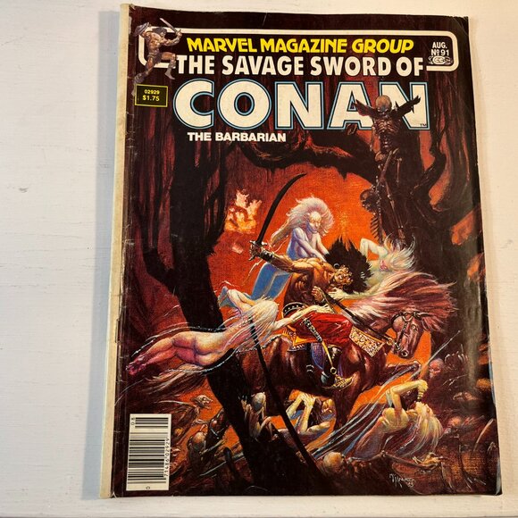 Set of 8 Vintage Conan the Barbarian Comics (82, 83, 84, 85, 86, 89, 90, 91) - Picture 2 of 9